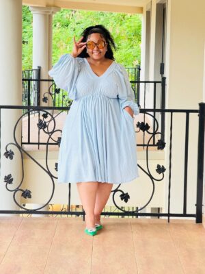 WOVEN DYED CRUSH DRESS – PHATGULZ 6955