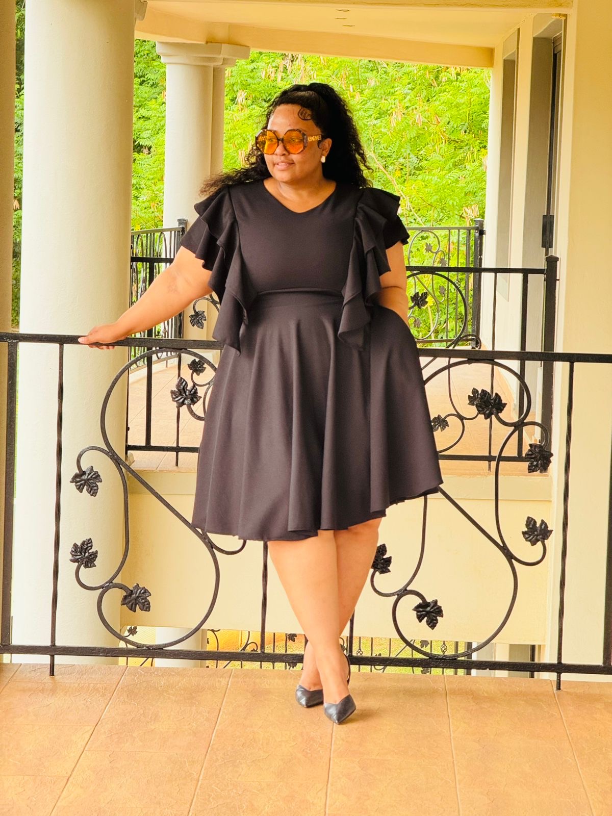 SCUBA CREPE DRESS - PHATGULZ 6953 - Image 9