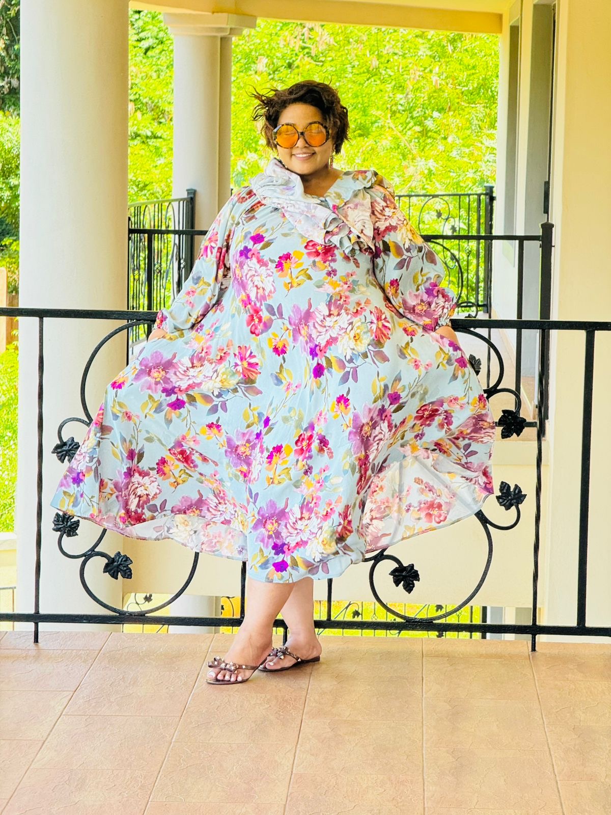 PRINTED RAYON DRESS - PHATGULZ 6931 - Image 2