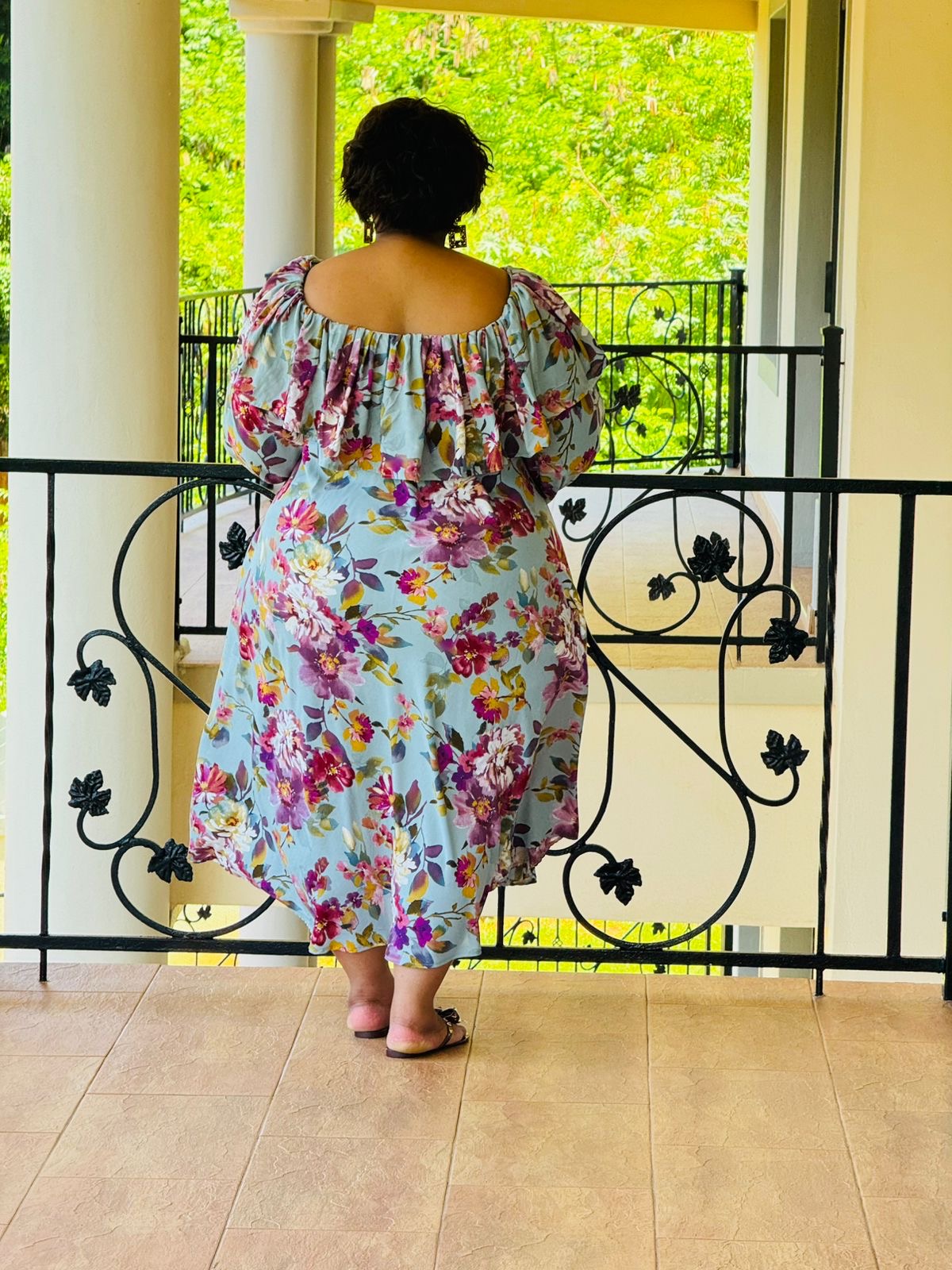 PRINTED RAYON DRESS - PHATGULZ 6931 - Image 7