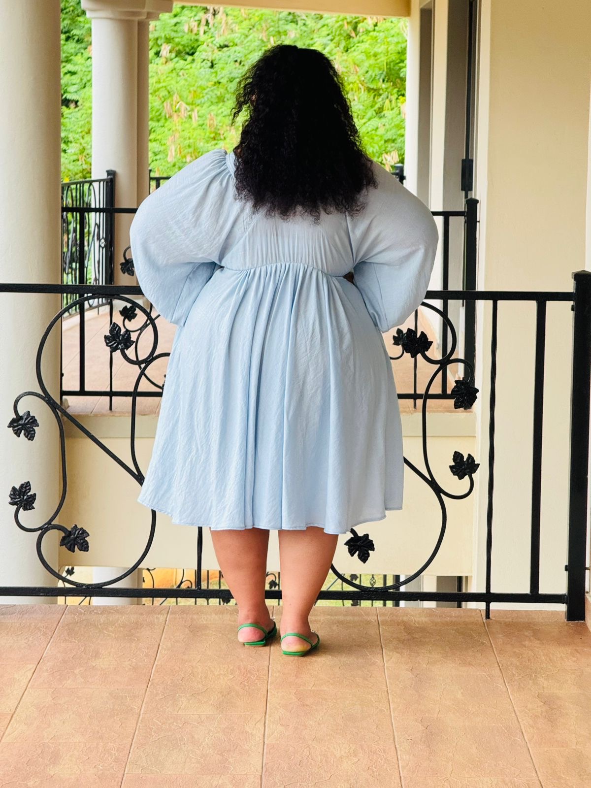 WOVEN DYED CRUSH DRESS - PHATGULZ 6955 - Image 7