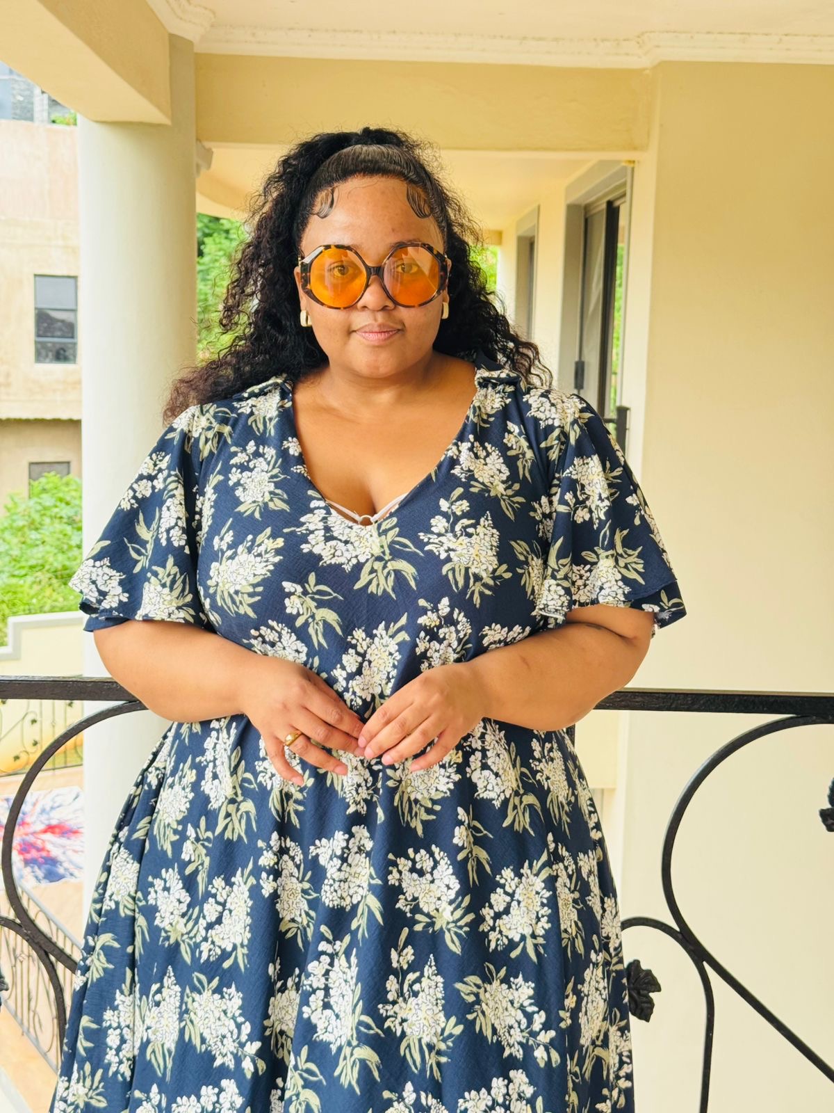 PRINTED CREPE DRESS - PHATGULZ 6947 - Image 8