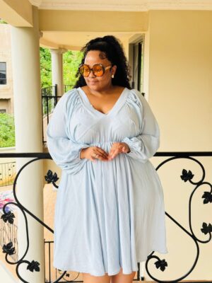 WOVEN DYED CRUSH DRESS – PHATGULZ 6955