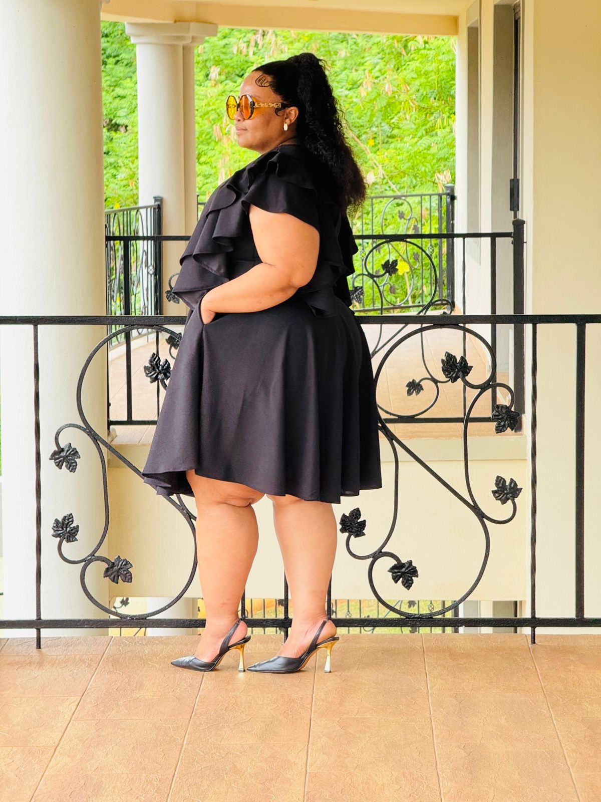 SCUBA CREPE DRESS - PHATGULZ 6953 - Image 6