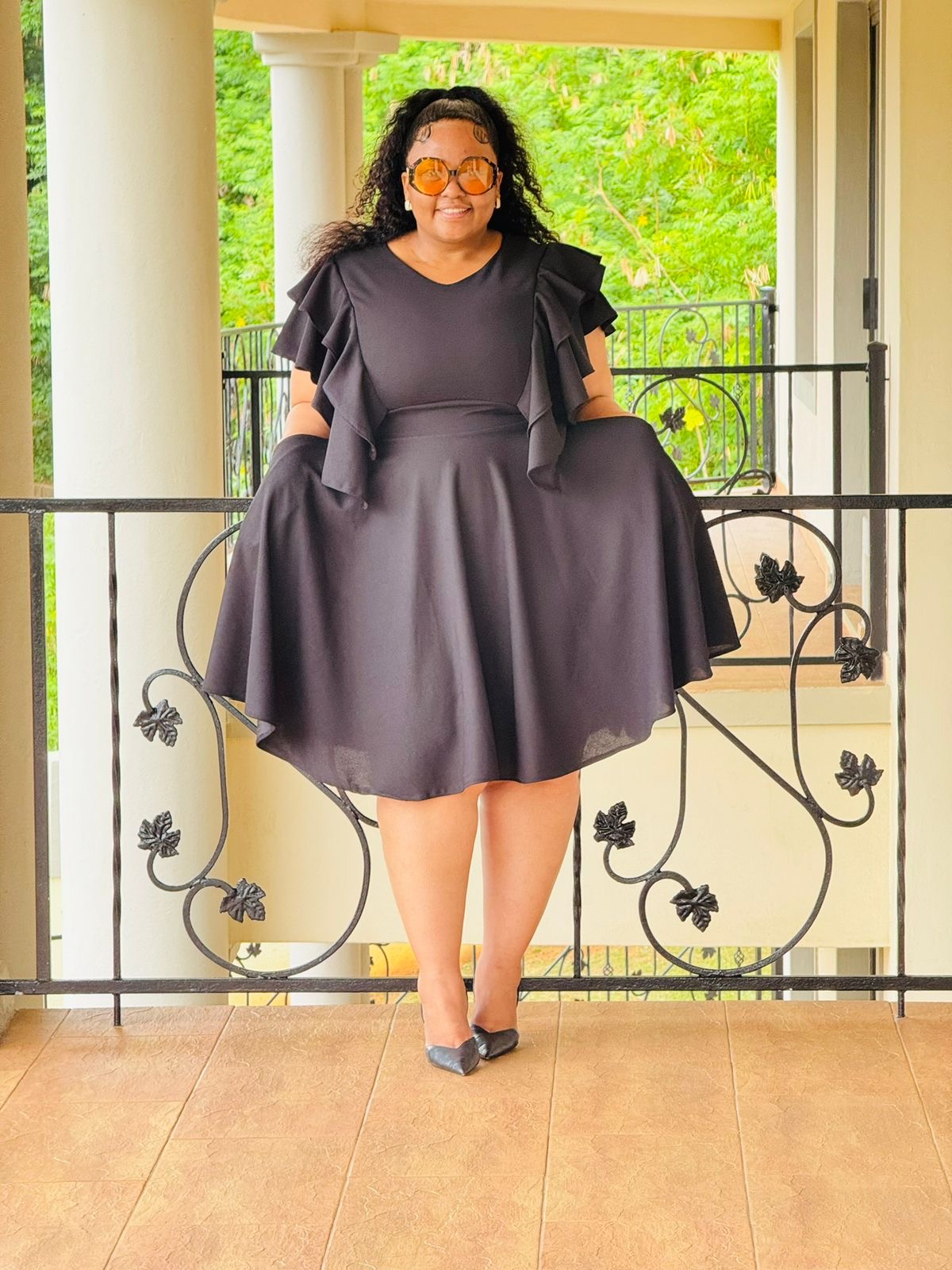 SCUBA CREPE DRESS - PHATGULZ 6953 - Image 3