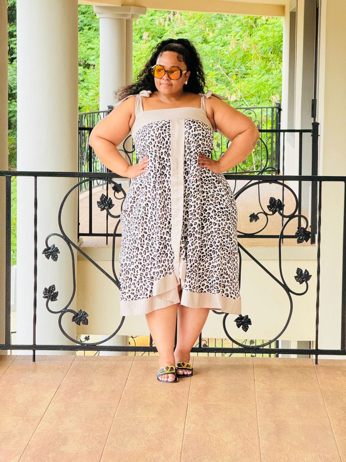 PRINTED RAYON + CEY DRESS - PHATGULZ 6948 - Image 3