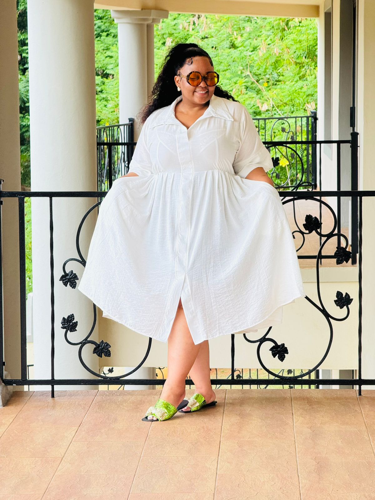 WOVEN DYED CRUSH DRESS - PHATGULZ 6946 - Image 4