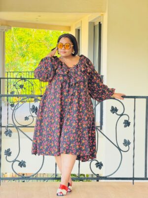 PRINTED MORROCAIN DRESS PHATGALZ 70208