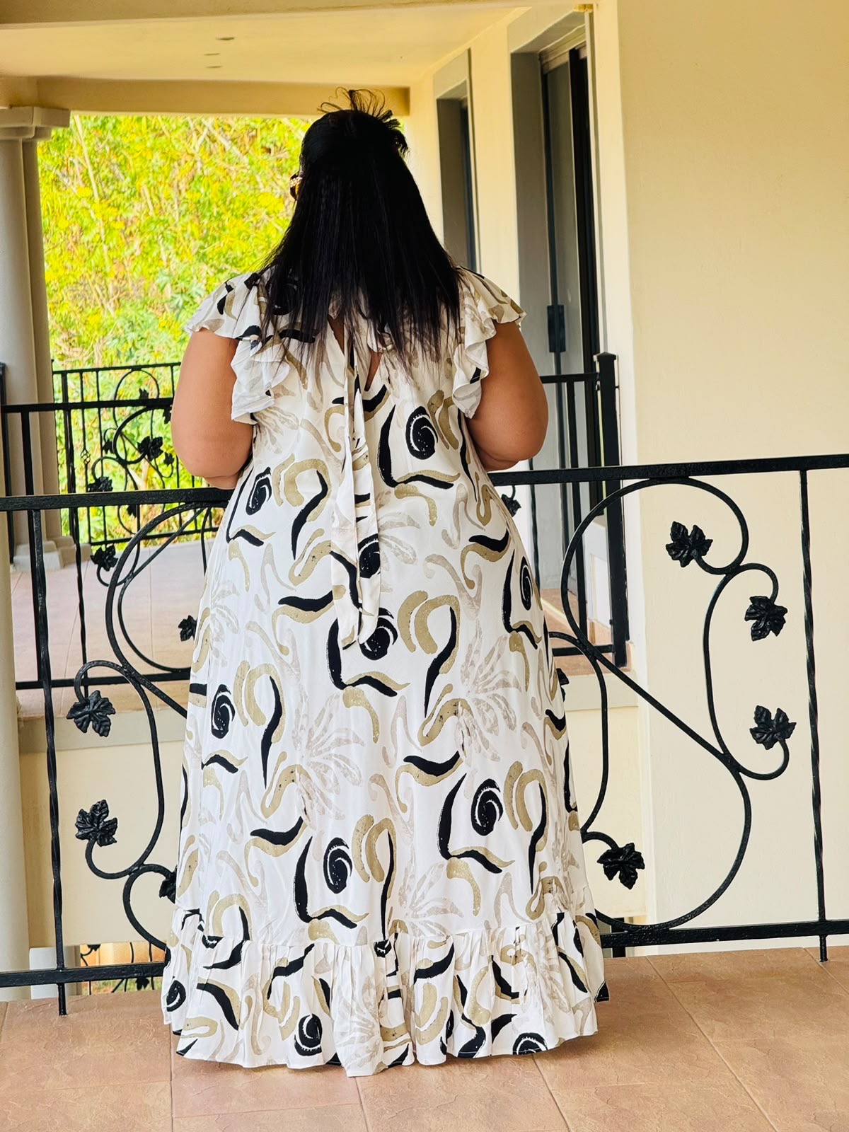 PRINTED RAYON DRESS PHATGALZ 7027 - Image 5