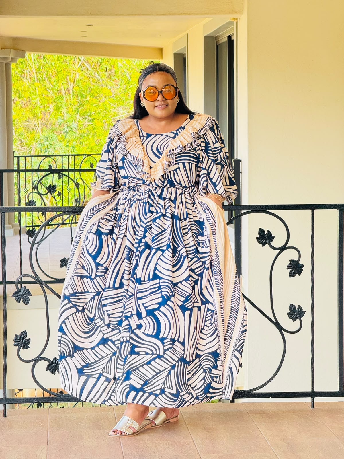 PRINTED RAYON DRESS PHATGALZ 7025 - Image 5