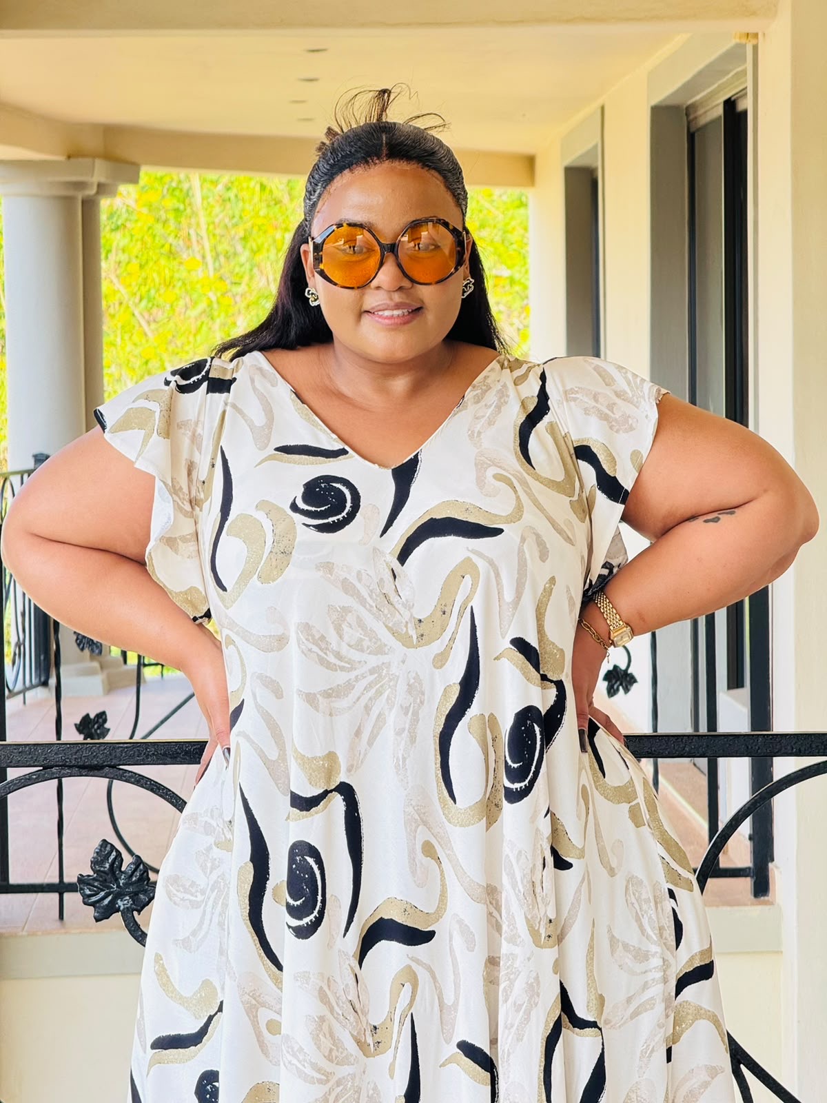 PRINTED RAYON DRESS PHATGALZ 7027 - Image 4