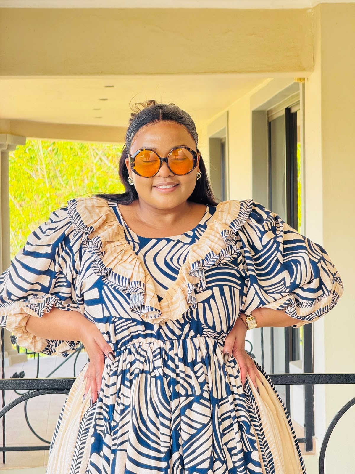 PRINTED RAYON DRESS PHATGALZ 7025 - Image 3