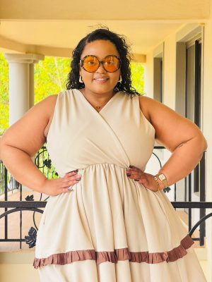 SCUBA CREPE DRESS PHATGALZ 7030