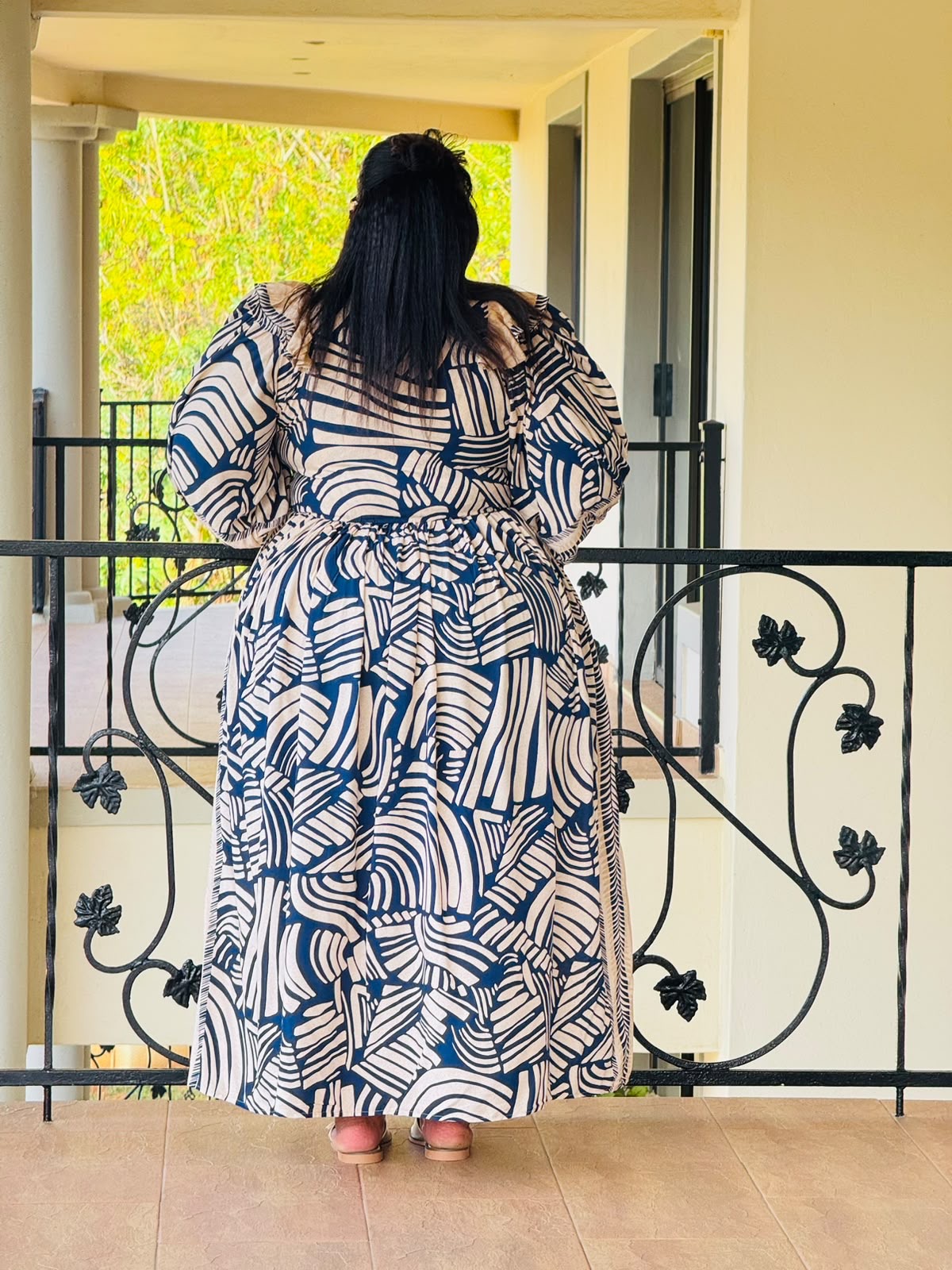 PRINTED RAYON DRESS PHATGALZ 7025 - Image 4
