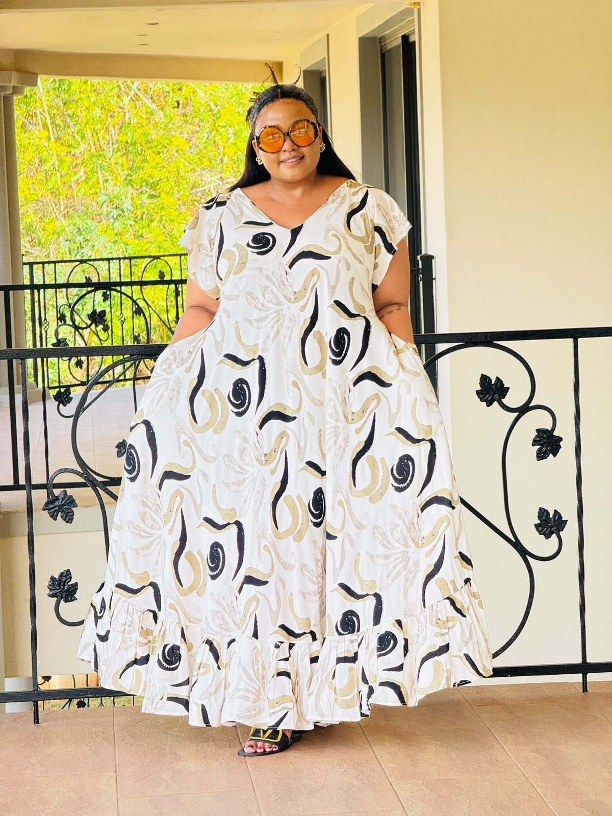 PRINTED RAYON DRESS PHATGALZ 7027 - Image 7