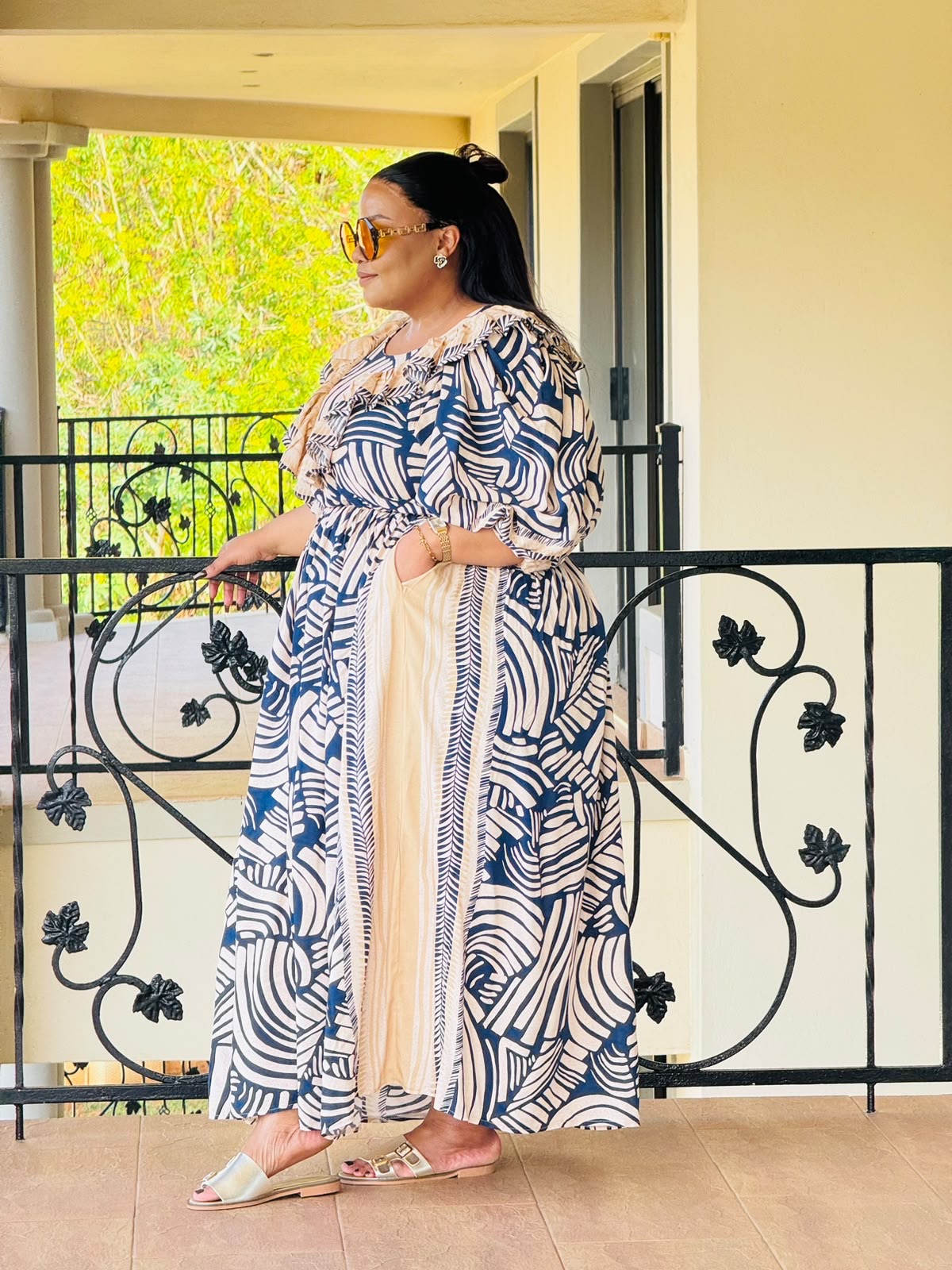PRINTED RAYON DRESS PHATGALZ 7025 - Image 6