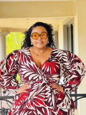 PRINTED RAYON DRESS PHATGALZ 7044