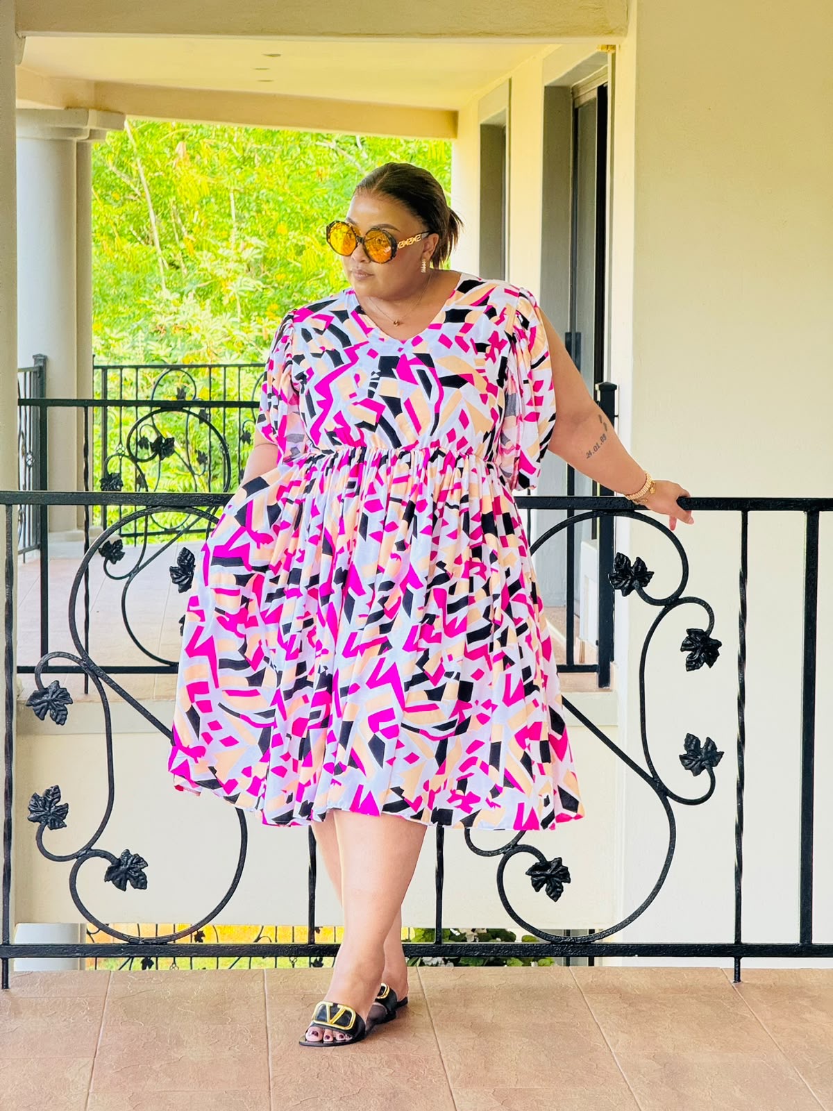 PRINTED RAYON PHATGALZ 7085